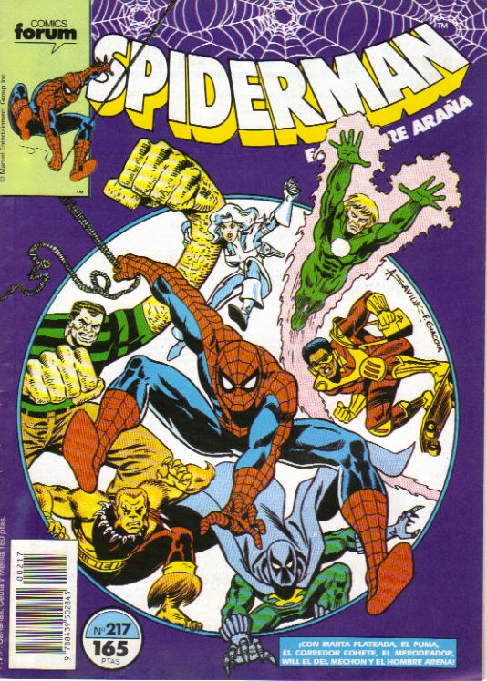 spiderman 217 marvel forum portada